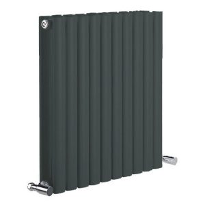 Reina Neva Horizontal Double Panel Designer Radiator   Anthracite
