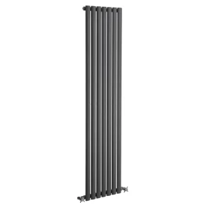 Reina Neva Vertical Single Panel Designer Radiator   Anthracite