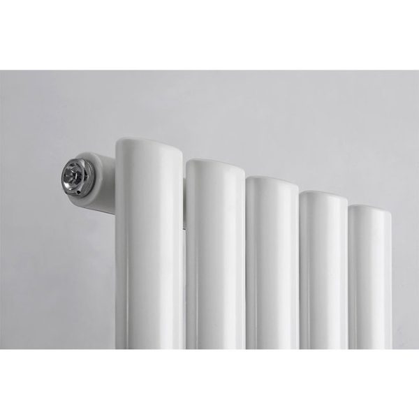 Reina Neva Vertical Single Panel Designer Radiator   White - Image 2