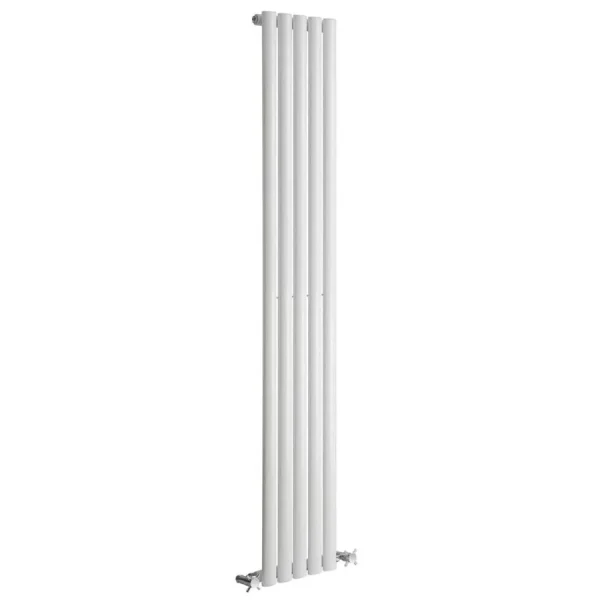 Reina Neva Vertical Single Panel Designer Radiator   White