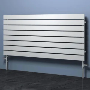 Reina Rione Single Panel Steel Designer Radiator   White