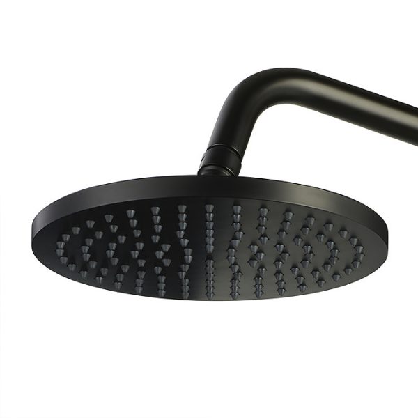 Aqualisa Safe Touch Thermostatic Round Shower Matt Black - Image 2