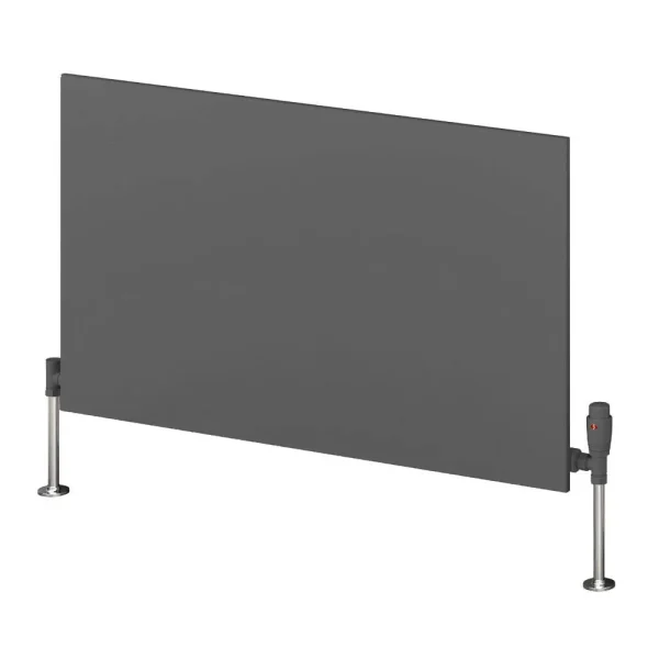 Reina Slimline Horizontal Steel Designer Radiator   Anthracite