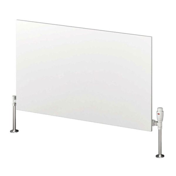 Reina Slimline Horizontal Steel Designer Radiator   White - Image 2