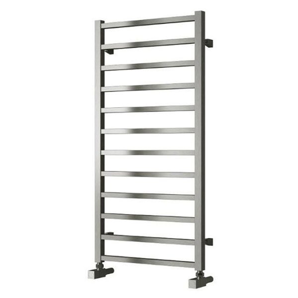 Reina Arden Stainless Steel Radiator   Satin 500 x 500mm - Image 2