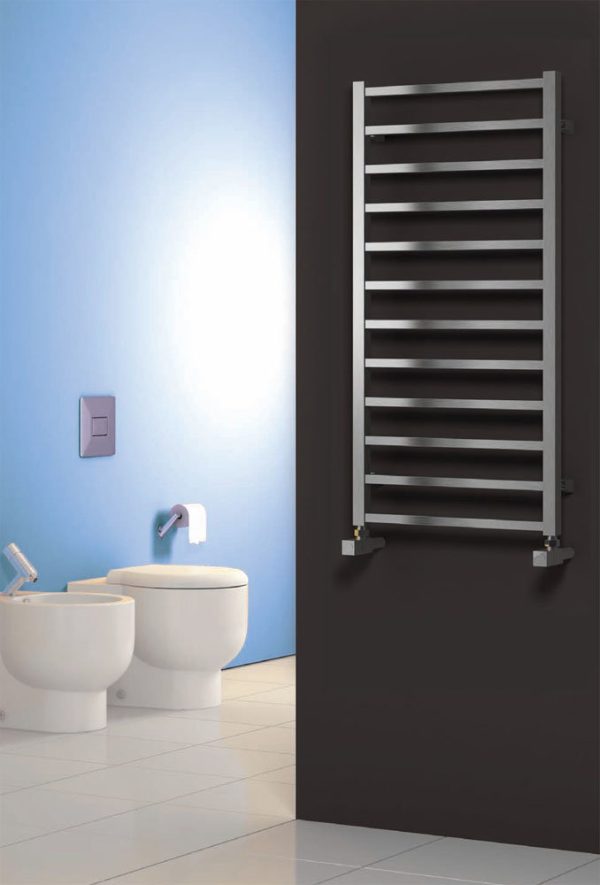 Reina Arden Stainless Steel Radiator   Satin 500 x 500mm