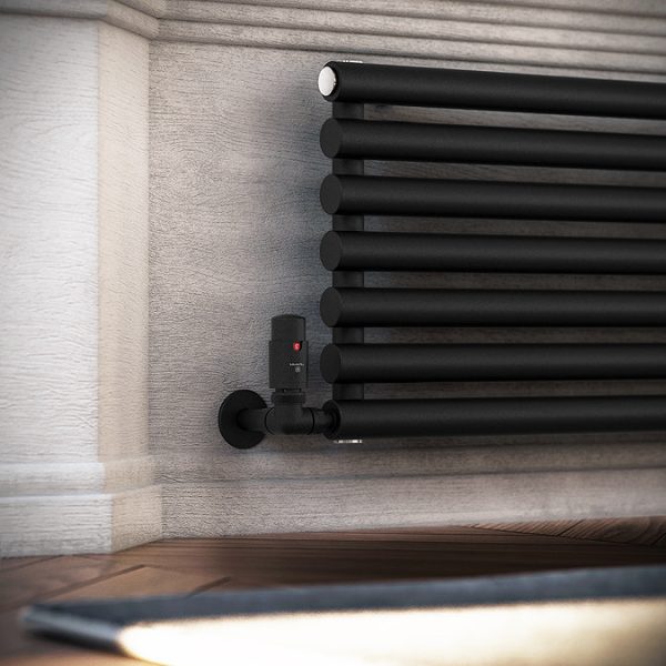 Terma Rolo Room Heban Black Radiator 1800 x 370mm - Image 4