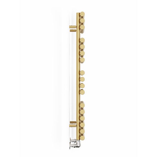 Terma Rolo Towel Brass Heated Towel Rail 1085 x 520mm - Image 5
