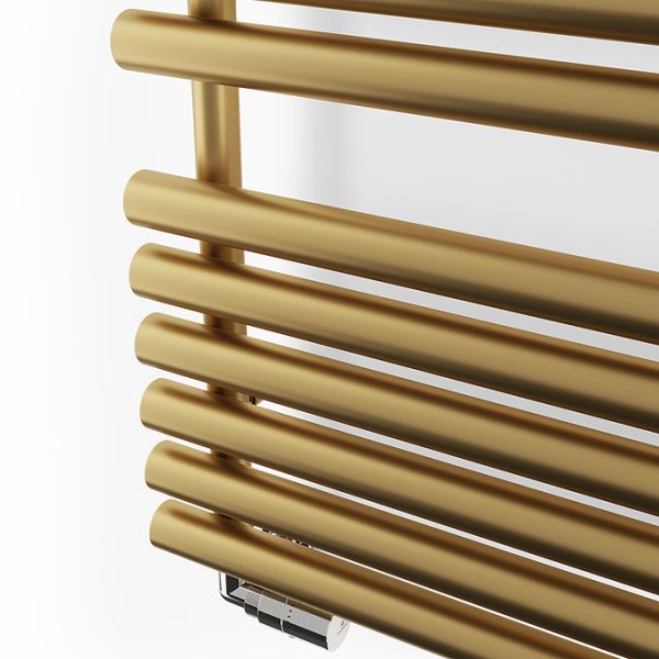 Terma Rolo Towel Brass Heated Towel Rail 1085 x 520mm - Image 6