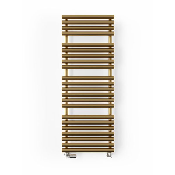 Terma Rolo Towel Brass Heated Towel Rail 1360 x 520mm - Image 4