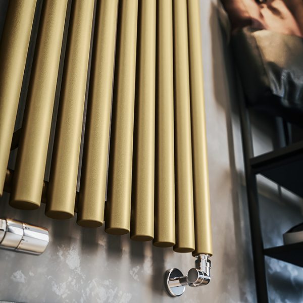 Terma Rolo Room Brass Radiator 1800 x 480mm - Image 5