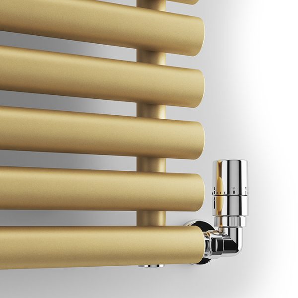 Terma Rolo Room Brass Radiator 1800 x 480mm - Image 6