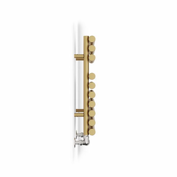Terma Rolo Room Brass Radiator 1200 x 590mm - Image 6