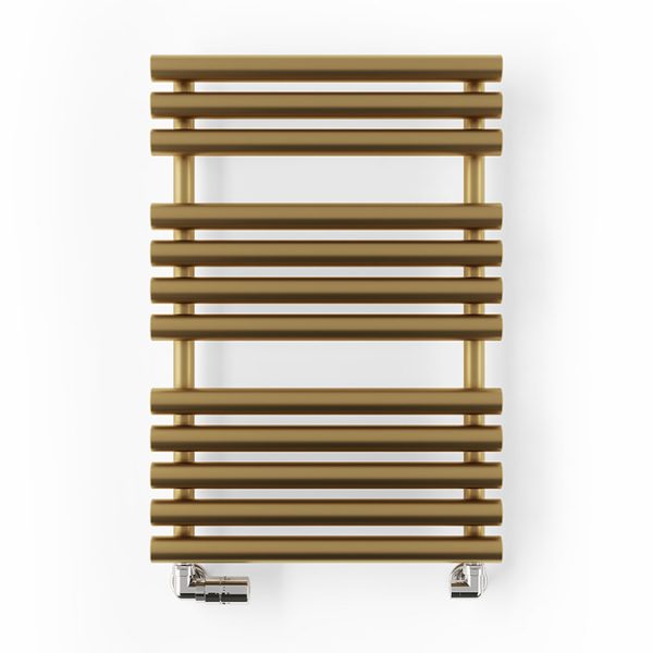 Terma Rolo Towel Brass Heated Towel Rail 755 x 520mm - Image 4