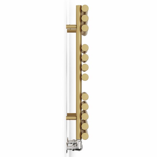 Terma Rolo Towel Brass Heated Towel Rail 755 x 520mm - Image 6
