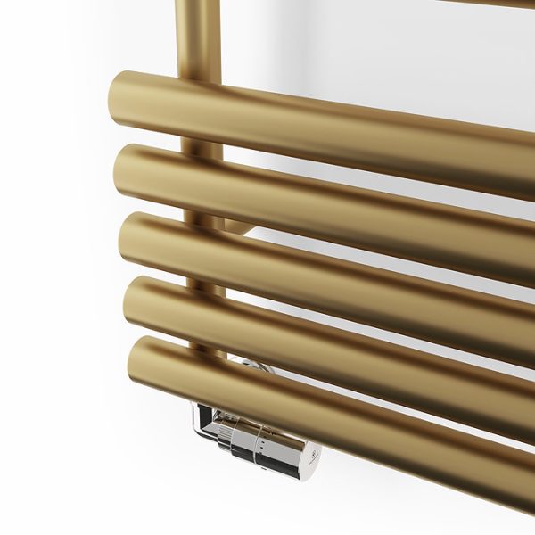 Terma Rolo Towel Brass Heated Towel Rail 755 x 520mm - Image 7