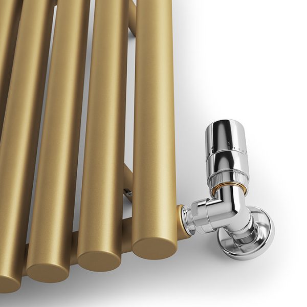 Terma Rolo Room Brass Radiator 500 x 865mm - Image 6