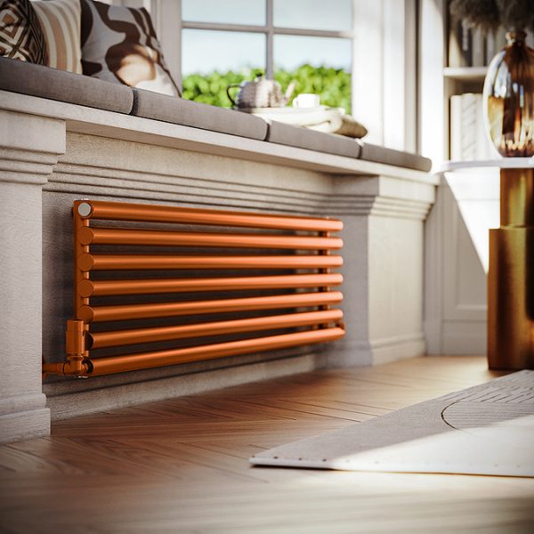Terma Rolo Room True Copper Radiator 1800 x 370mm - Image 3
