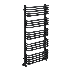 Roxbury Heated Towel Rail 500 x 1140mm   Matt Black