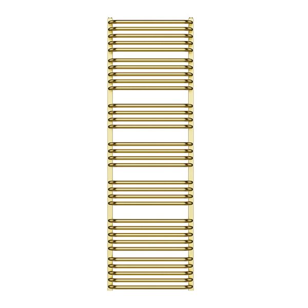 Roxbury Heated Towel Rail 500 x 1580mm   Brushed Brass - Image 3