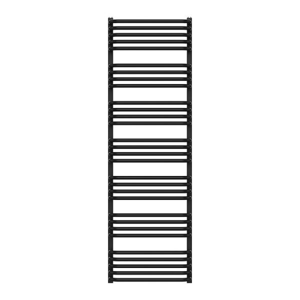 Roxbury Heated Towel Rail 500 x 1580mm   Matt Black - Image 3