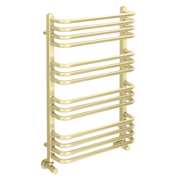 Roxbury Heated Towel Rail 500 x 760mm   Brushed Brass