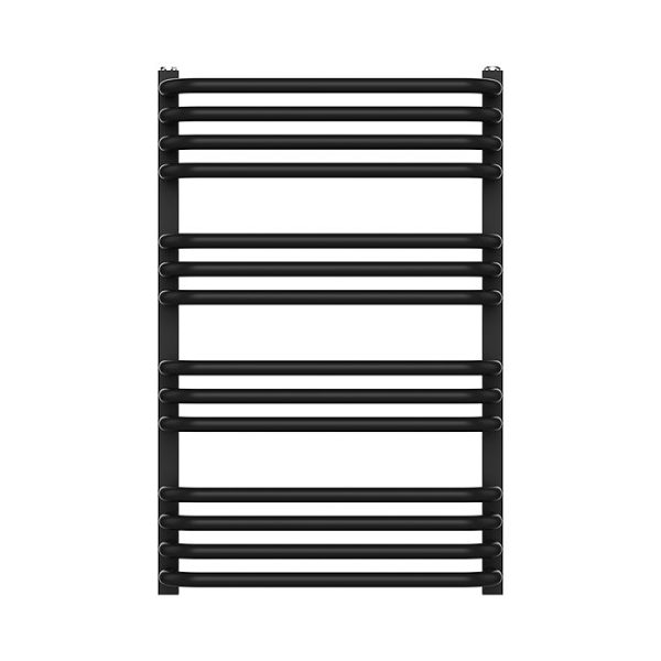 Roxbury Heated Towel Rail 500 x 760mm   Matt Black - Image 3