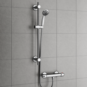 Juno Bar Shower Package with Valve + Slider Rail Kit