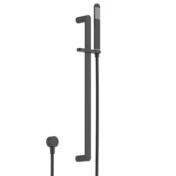 Mode Spencer Round Matt Black Twin Diverter Valve Shower Set - Image 4