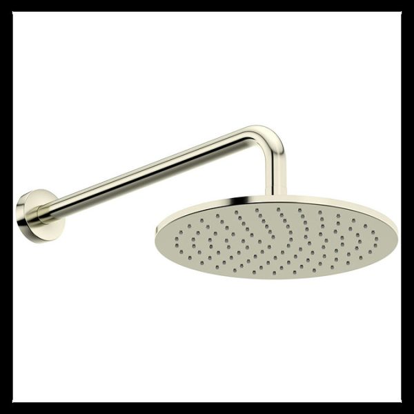 Mode Spencer Round Gold Twin Diverter Valve Shower Set with Head + Handset - Image 3