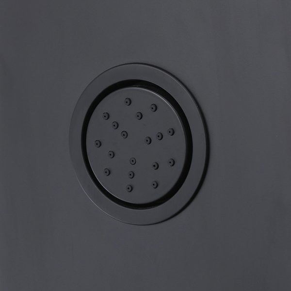 Roxbury Concealed Shower Tower Panel Matt Black - Image 6