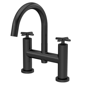 Roxbury Art Deco Matt Black Bath Filler