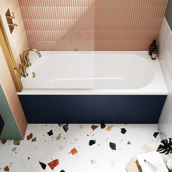 Roxbury Art Deco Brushed Brass Bath Filler - Image 2