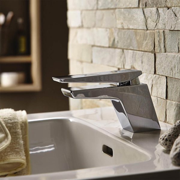 Bristan   Sail Contemporary Basin Mixer w/ Clicker Waste   Chrome - Image 2