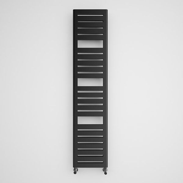 Terma Salisbury Metallic Black Heated Towel Rail 1360 x 300mm - Image 3