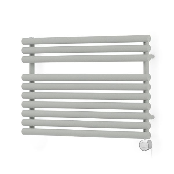 Terma Rolo Towel (Wi Fi Controlled) H590 x W900mm Salt n Pepper Electric Towel Rail with 600w VEO Heating Element - Image 4