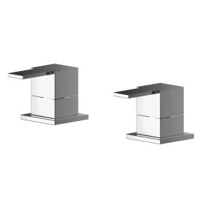 Nuie Sanford Chrome 3/4" Side Valves (Pair)