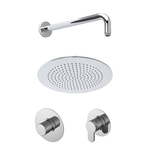 Nuie Luxury Spa Collection Arvan 1 Outlet Shower Bundle with Fixed Head - Image 3