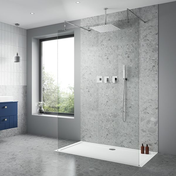 Nuie Luxury Spa Collection Windon 2 Outlet Shower Bundle with Shower Handset + Fixed Head - Image 2