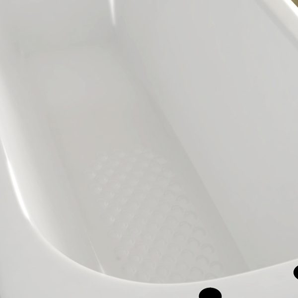 Aurora 1500 x 700mm 2TH Steel Enamel Bath with Grips   Slip Resistant - Image 2