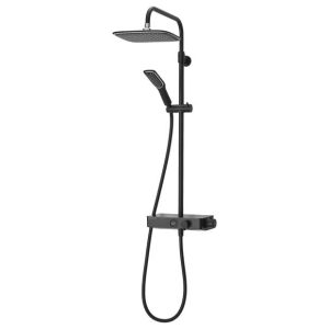 Triton Push Button Thermostatic Shower Mixer   Matte Black