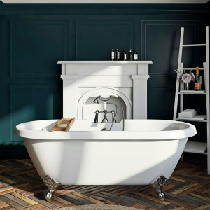 Orchard Dulwich 1695 x 740mm Roll Top Freestanding Bath with Chrome Feet