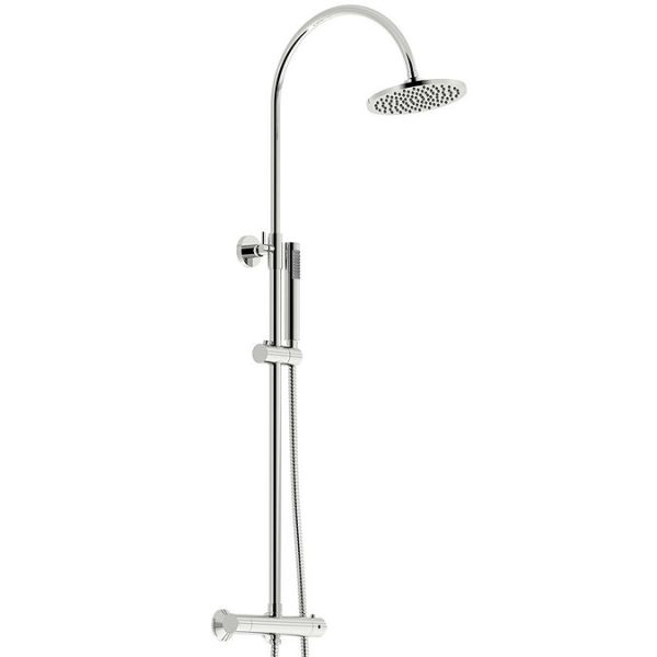 Orchard Derwent Chrome Round Head Shower Riser System - Image 3