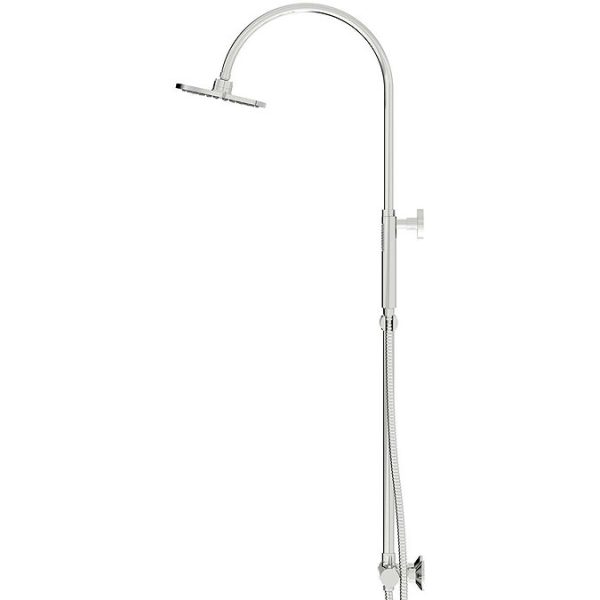 Orchard Derwent Chrome Round Head Shower Riser System - Image 5