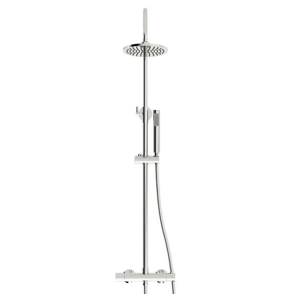 Orchard Derwent Chrome Round Head Shower Riser System - Image 4