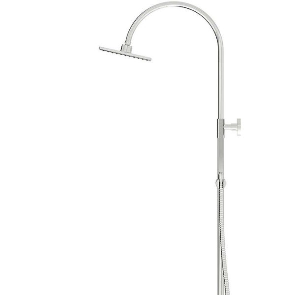 Orchard Derwent Chrome Square Head Shower Riser System - Image 4