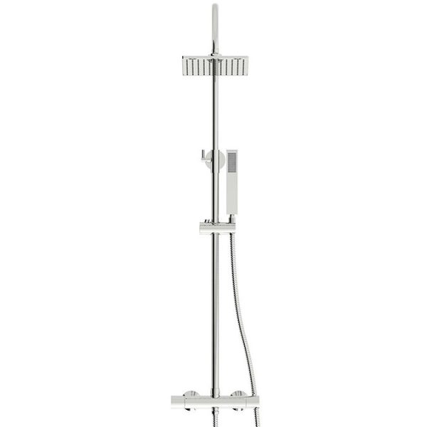 Orchard Derwent Chrome Square Head Shower Riser System - Image 5