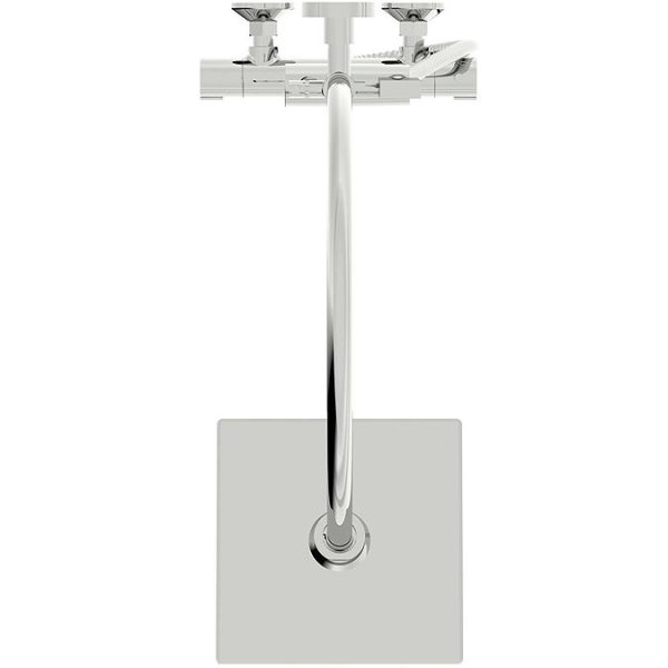 Orchard Derwent Chrome Square Head Shower Riser System - Image 2