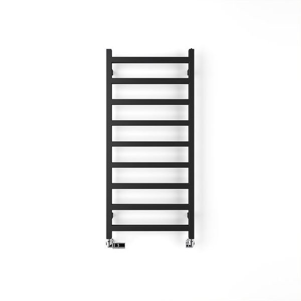 Terma Simple Heban Black Heated Towel Rail 1080 x 500mm - Image 5