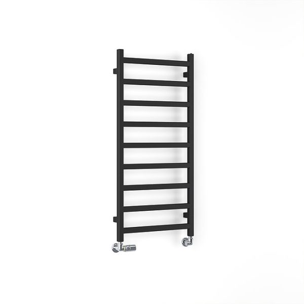 Terma Simple Heban Black Heated Towel Rail 1080 x 500mm - Image 6